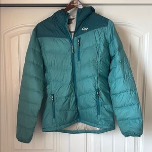 Outdoor Research Teal Puffer Jacket women’s